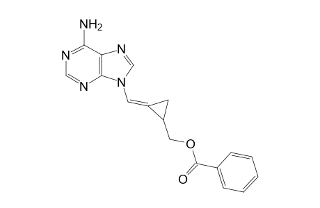 (Z/E)-9-[2-(Benzoyloxymethyl)cyclopropylidenemethyl]adenine