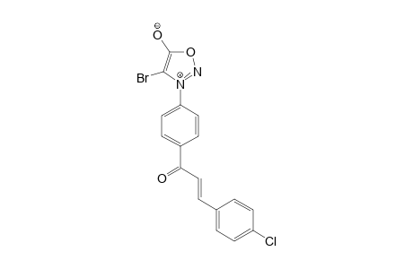 4-BROMO-3-[PARA-(3'-(4-CHLOROPHENYL)-ACRYL-1'-OYL)]-PHENYLSYDNONE