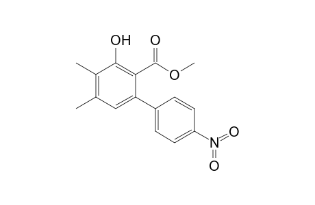 Methyl 3-hydroxy-4,5-dimethyl-4'-nitrobiphenyl-2-carboxylate