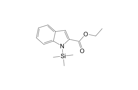 1H-Indole-2-carboxylic acid, 1-(trimethylsilyl)-, ethyl ester