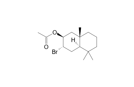 5,5,9beta-Trimethyl-3alpha-bromo-trans-2beta-decalyl acetate