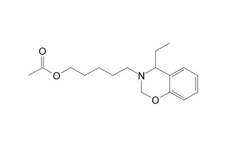 (+)-3-(5'-Acetoxypentyl)-3,4-dihydro-4-ethyl-2H-1,3-benzoxazine