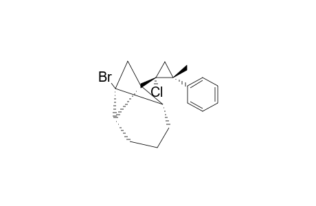 1-Bromo-7-(1-chloro-2-phenyl-2-methylcyclopropyl)tricyclo[4.2.0.0(2,7)]octane