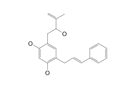 ERYCRISTANOL-B;E-1-[2,4-DIHYDROXY-3-(2''-HYDROXY-3''-METHYLBUT-3''-ENYL)-BENZYL]-2-PHENYLETHYLENE