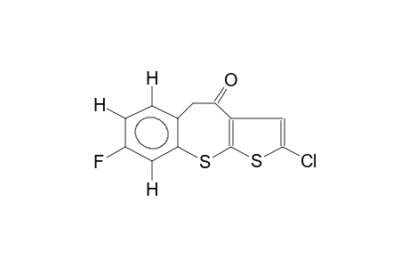 2-CHLORO-8-FLUOROTHIENO[2,3-B]-1-BENZOTHIEPIN-4(5H)-ONE