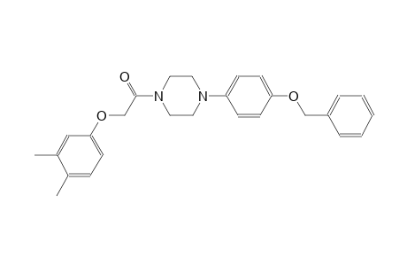 1-[4-(benzyloxy)phenyl]-4-[(3,4-dimethylphenoxy)acetyl]piperazine