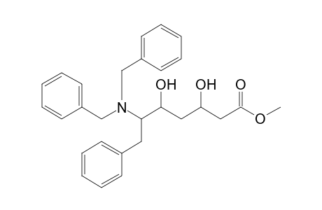 Methyl 6-(dibenzylamino)-3,5-dihydroxy-7-phenylheptanoate