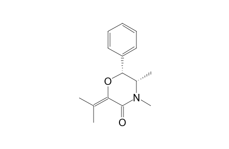 (5S,6R)-2-isopropylidene-4,5-dimethyl-6-phenyl-morpholin-3-one