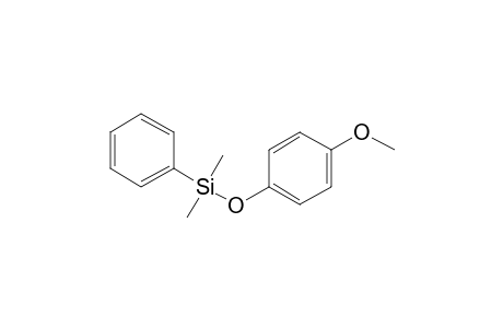 1-Dimethylphenylsilyloxy-4-methoxybenzene