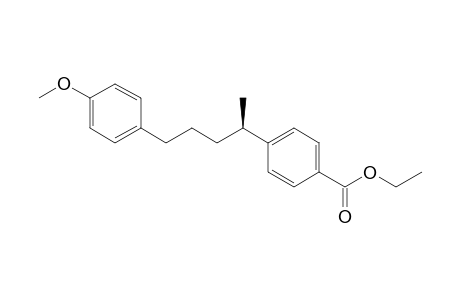 ethyl 4-[(1R)-4-(4-methoxyphenyl)-1-methyl-butyl]benzoate