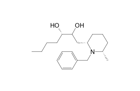 [2S,2(2R),2(3S),6S]-N-Benzyl-2-[2,3-(dihydroxy)heptyl]-6-methylpioperidine