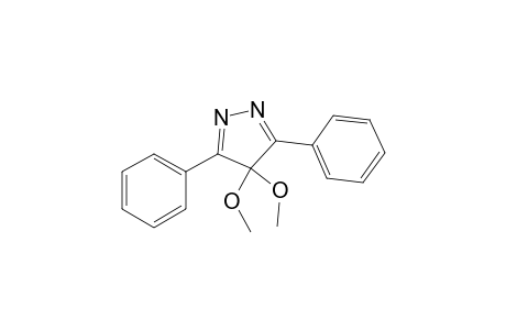 4,4-Dimethoxy-3,5-diphenyl-4H-pyrazole