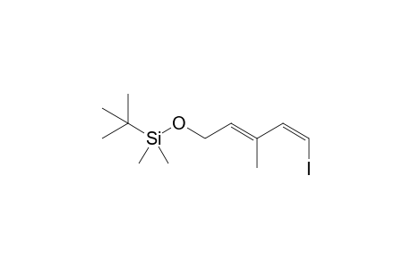 tert-Butyl-[(2E,4Z)-5-iodanyl-3-methyl-penta-2,4-dienoxy]-dimethyl-silane
