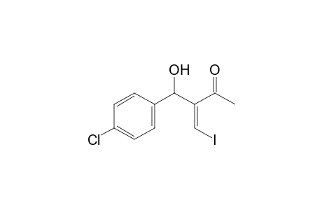3-[Hydroxy(4-chlorophenyl)methyl]-4-iodo-(Z)-3-buten-2-one