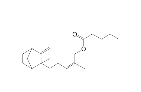 .beta.-Santalol, 4-methylpentanoate