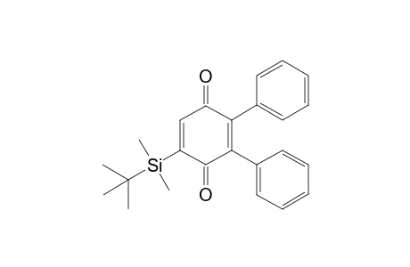5-[tert-butyl(dimethyl)silyl]-2,3-diphenyl-1,4-benzoquinone