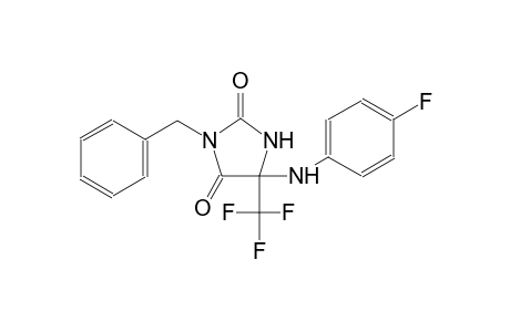 3-Benzyl-5-(4-fluoroanilino)-5-(trifluoromethyl)hydantoin