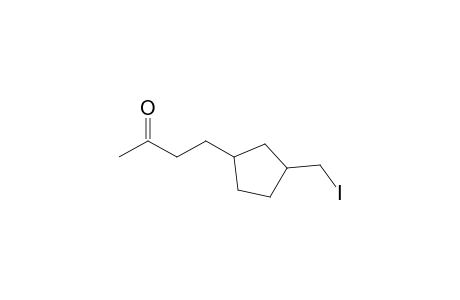 2-Butanone, 4-[3-(iodomethyl)cyclopentyl]-