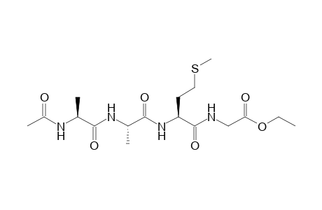 n-Acetylalanylalanylmethionylglycine Ethylester