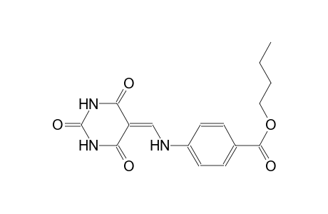 benzoic acid, 4-[[(tetrahydro-2,4,6-trioxo-5(2H)-pyrimidinylidene)methyl]amino]-, butyl ester