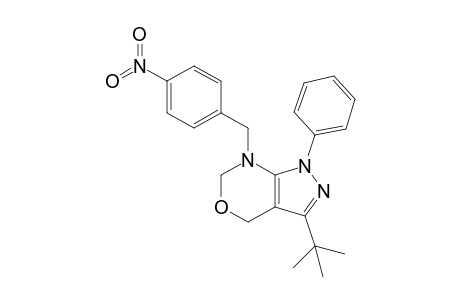 3-tert-Butyl-7-(4-nitrobenzyl)-1-phenyl-1,4,6,7-tetrahydropyrazolo[3,4-d][1,3]oxazine