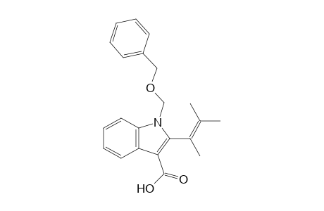 1H-Indole-3-carboxylic acid, 2-(1,2-dimethyl-1-propenyl)-1-[(phenylmethoxy)methyl]-