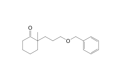 2-(3-Benzyloxypropyl)-2-methylcyclohexanone