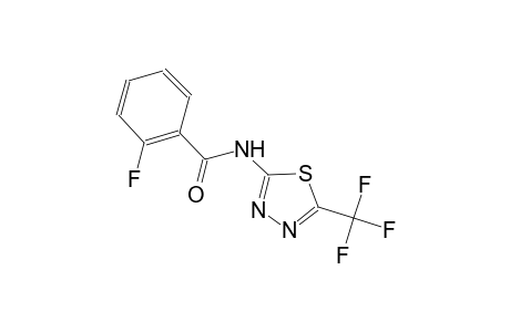 benzamide, 2-fluoro-N-[5-(trifluoromethyl)-1,3,4-thiadiazol-2-yl]-