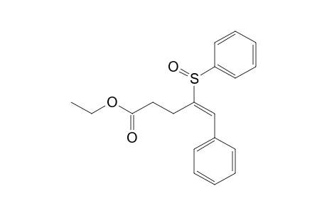 4-Phenylsulfoxo-5-phenyl-4-pentanoic acid ethyl ester