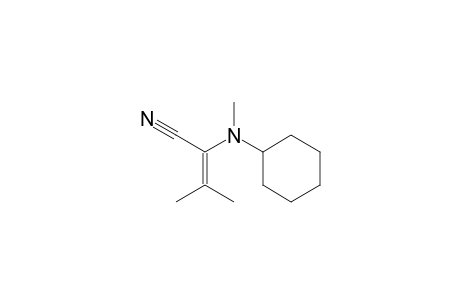 2-[cyclohexyl(methyl)amino]-3-methyl-2-butenenitrile