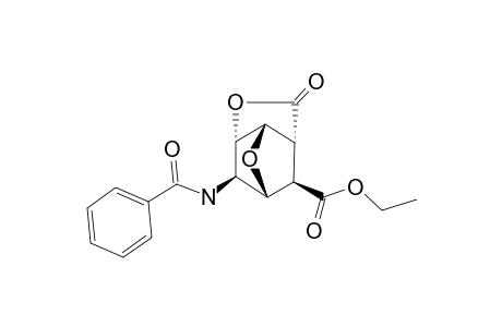 ETHYL-(1RS,2RS,3SR,6RS,7SR,9RS)-2-(BENZOYLAMINO)-5-OXO-4,8-DIOXATRICYCLO-[4.2.1.0(3,7)]-NONANE-9-CARBOXYLATE
