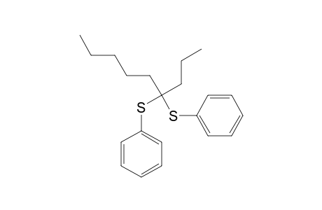 Benzene, 1,1'-[(1-propylhexylidene)bis(thio)]bis-