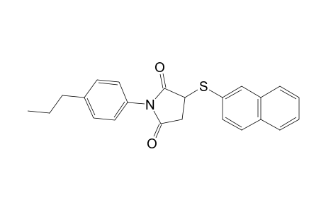 2-[(2-naphthyl)thio]-N-(p-propylphenyl)succinimide