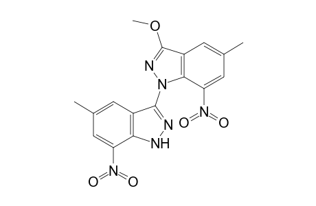 3-Methoxy-5-methyl-1-(5-methyl-7-nitro-1H-indazol-3-yl)-7-nitro-indazole