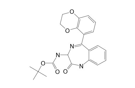 (5-(3,4-ETHYLENEDIOXYPHENYL)-2-OXO-2,3,4,5-TETRAHYDRO-1H-BENZO-[E]-[1,4]-DIAZEPIN-3-YL)-CARBAMIC-ACID-TERT.-BUTYLESTER