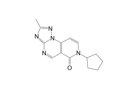 pyrido[3,4-e][1,2,4]triazolo[1,5-a]pyrimidin-6(7H)-one, 7-cyclopentyl-2-methyl-