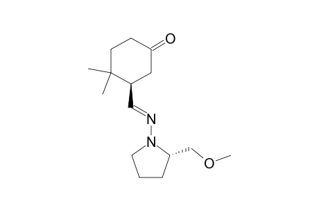 (2S)-1-[[(1R)-(2,2-Dimethyl-5-oxocyclohexyl)methylene]amino]-2-(methoxymethyl)pyrrolidine