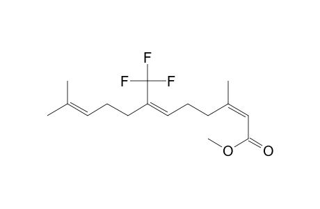 2,6,10-Dodecatrienoic acid, 3,11-dimethyl-7-(trifluoromethyl)-, methyl ester, (Z,Z)-