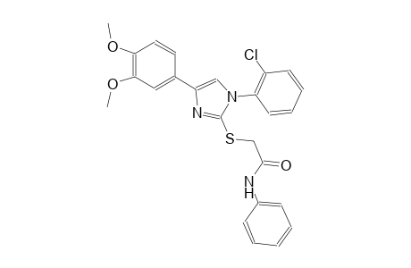 acetamide, 2-[[1-(2-chlorophenyl)-4-(3,4-dimethoxyphenyl)-1H-imidazol-2-yl]thio]-N-phenyl-