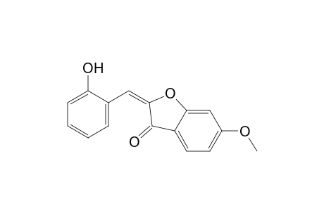 3(2H)-Benzofuranone, 2-[(2-hydroxyphenyl)methylene]-6-methoxy-, (E)-