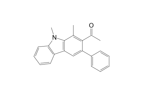 Ethanone, 1-(1,9-dimethyl-3-phenyl-9H-carbazol-2-yl)-