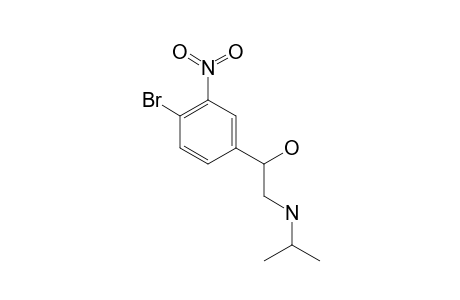1-(4'-BROMO-3'-NITROPHENYL)-2-ISOPROPYLAMINOETHAN-1-OL