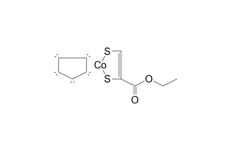 Cobalt, cyclopentadienyl-1-ethoxycarbonyl-1,2-dithiolatoethene