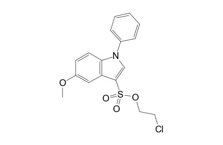 2-Chloroethyl 5-methoxy-1-phenyl-1H-indole-3-sulfonate