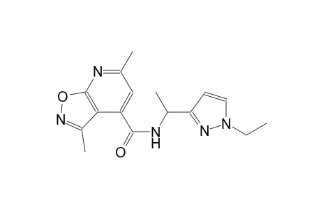 isoxazolo[5,4-b]pyridine-4-carboxamide, N-[1-(1-ethyl-1H-pyrazol-3-yl)ethyl]-3,6-dimethyl-