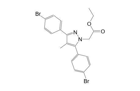 ethyl [3,5-bis(4-bromophenyl)-4-methyl-1H-pyrazol-1-yl]acetate