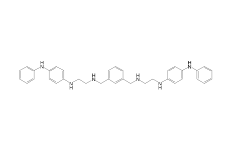 1-N-[2-[[3-[[2-(4-anilinoanilino)ethylamino]methyl]phenyl]methylamino]ethyl]-4-N-phenylbenzene-1,4-diamine