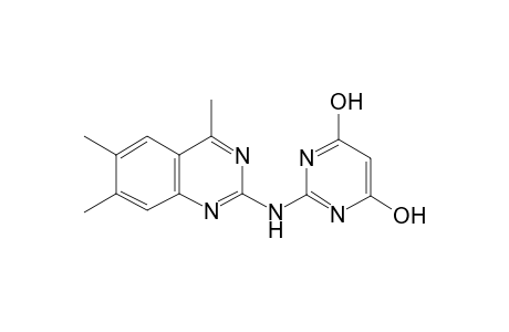 Pyrimidine-4,6-diol, 2-(4,6,7-trimethyl-2-quinazolinylamino)-