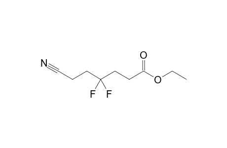6-cyano-4,4-difluoro-hexanoic acid ethyl ester