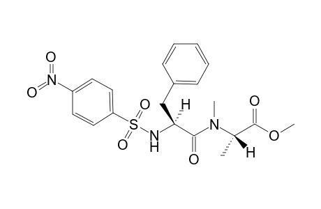 N-Methyl-N-nosyl-L-phenylalanyl-L-alanine Methyl Ester